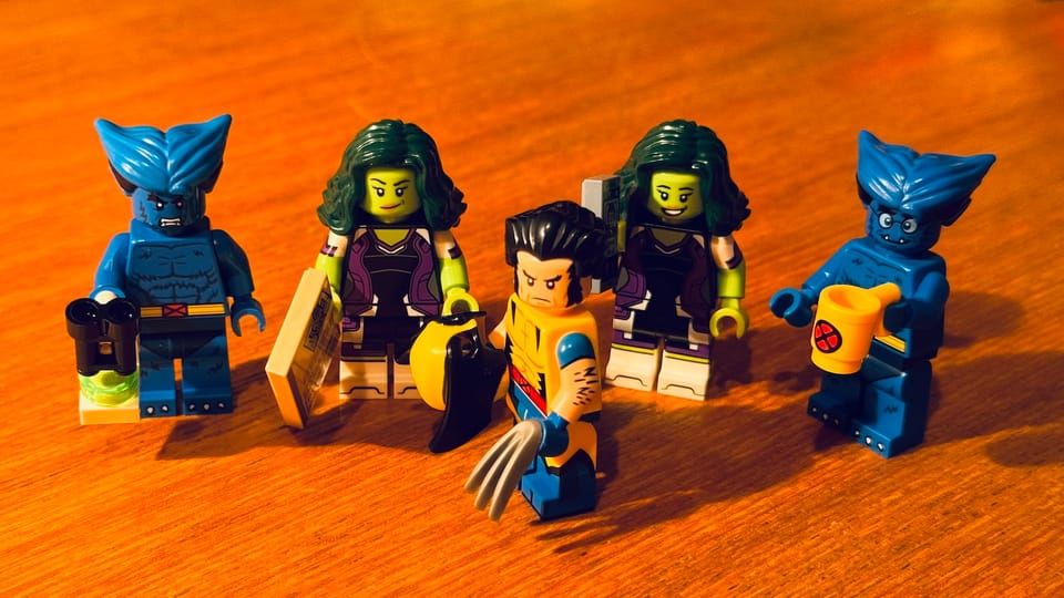 LEGO Minifigs Marvel Series 2 by weight